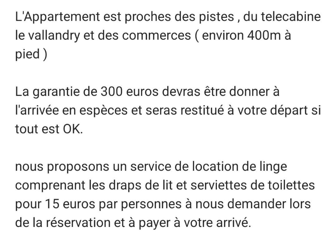 Appartement plein cœur de vallandry Extérieur photo